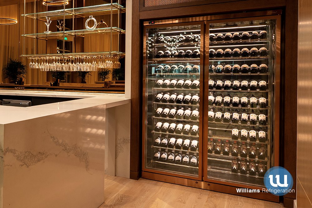 Williams is proud to be part of the Ali Group Welbilt Inc. Experience Center Texas. The 133,000 sq ft space showcases leading kitchen brands and hands-on innovation. On display: our Deluxe Beverage Cooler, cake display, and Wine Tower - where performance meets premium design.