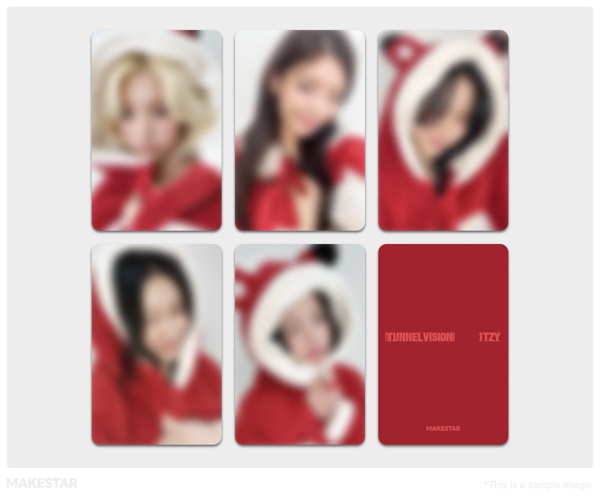 ITZY TUNNEL VISION 渋谷タワレコイベント限定 5枚セット ×3 TUNNEL VISION: 11th Mini Album (Box Ver.)/ITZY