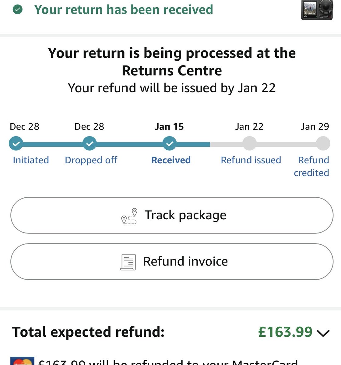 rustynlc's tweet image. Return delayed due to the courier @EvriDeliveryCom losing/misplacing the parcel and now I’m expected to wait even longer for my refund?? 
@AmazonHelp you need to revise the system. I probably won’t be renewing my prime. You can thank Evri.