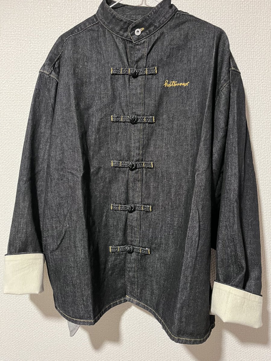 オンラインで注文してたデニムチャイナ届いたー！
多分明日は受注会分が届く☺️

#hatsunex