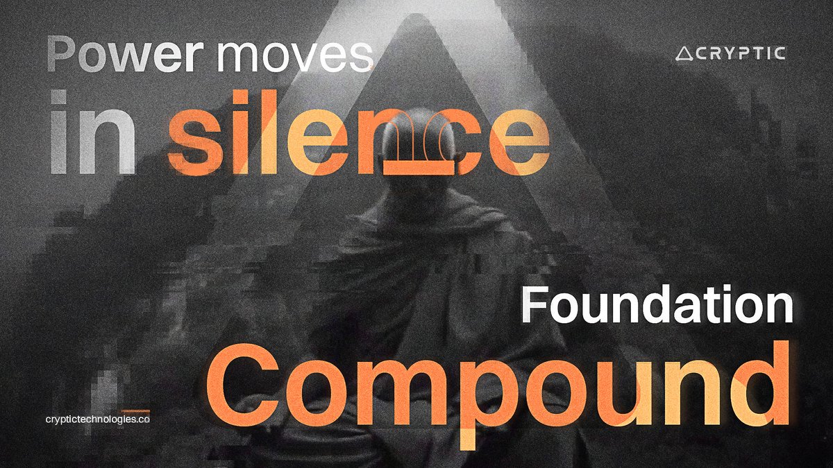 CrypticTechApp's tweet image. Infrastructure does not announce itself.
It functions.