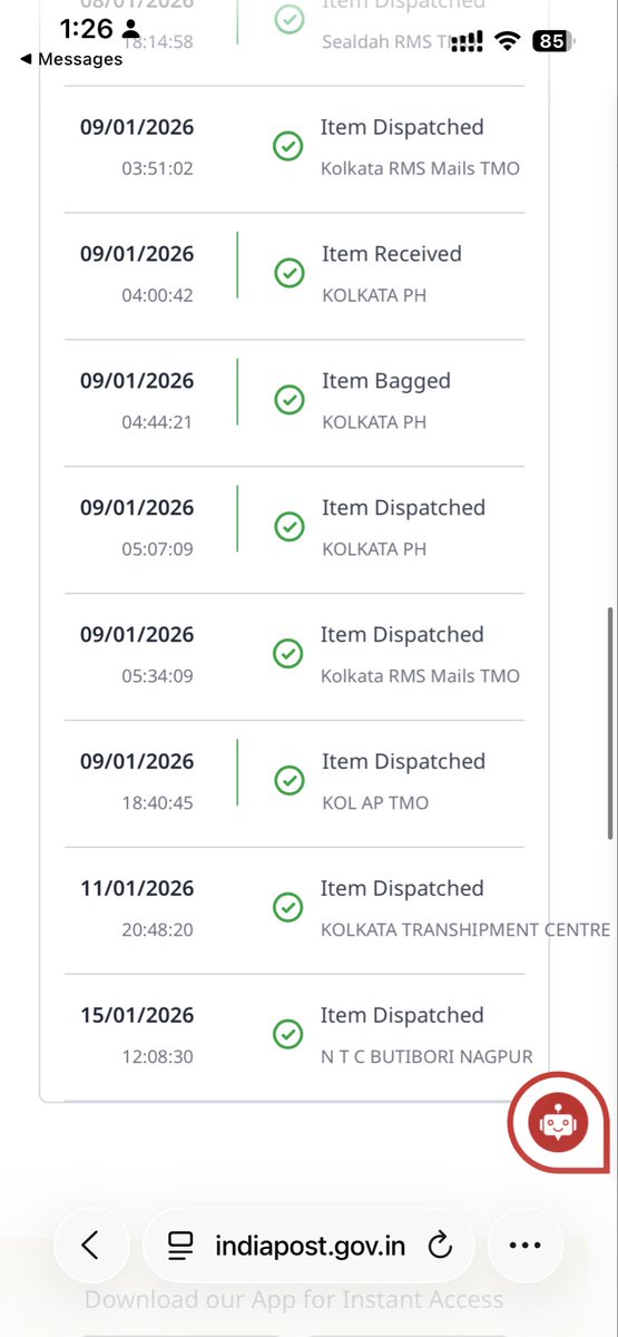 Roy07Preetam's tweet photo. The irony? Visit their tracking page and you’re greeted with PM Modi’s photo &amp; BJP political ads about “postal network driving Indian economy”

Maybe focus on actually DELIVERING parcels before running victory laps?

Service = Awful. Marketing = Excellent. @IndiaPostOffice https://t.co/rTQTu3N37E