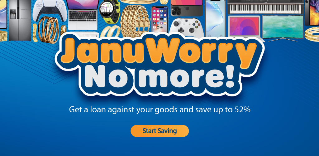 JanuWorry? No more

Get a loan against your goods or sell items you’re not using.

Bring your ID, visit your nearest Cash Crusaders, and walk out with cash in hand.

Smart money moves start here.

Find a store: cashcrusaders.co.za/locate-a-store