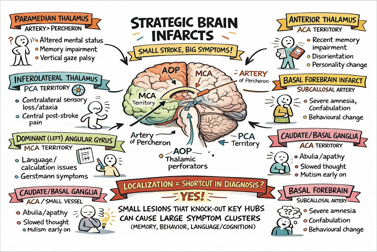 SikandarAdwani's tweet photo. Tiny infarct. Massive behavioral chaos.

This is where localization beats lesion size.

Welcome to strategic brain infarcts.

#neurotwitter #MedTwitter https://t.co/xFUTrFr7hw
