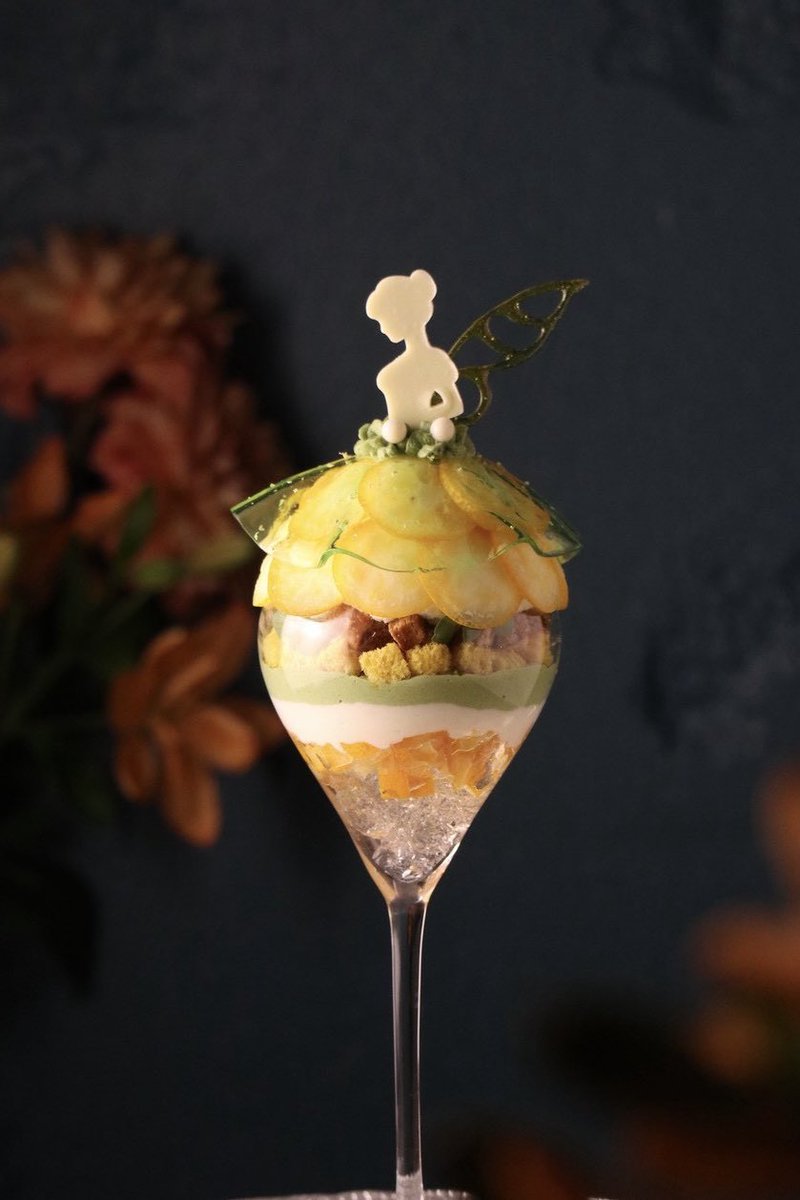 夜パフェ専門店 Number Kuma

━━━━━パフェのご紹介━━━━━

『 ティンカーベルと陽気なシトラス 』

ライムと金柑、爽やかなシトラスの香りで
陽気なティンカーベル

キラキラ光る妖精の粉をふりまいて
不思議な夜パフェの世界へ飛んで来ます。