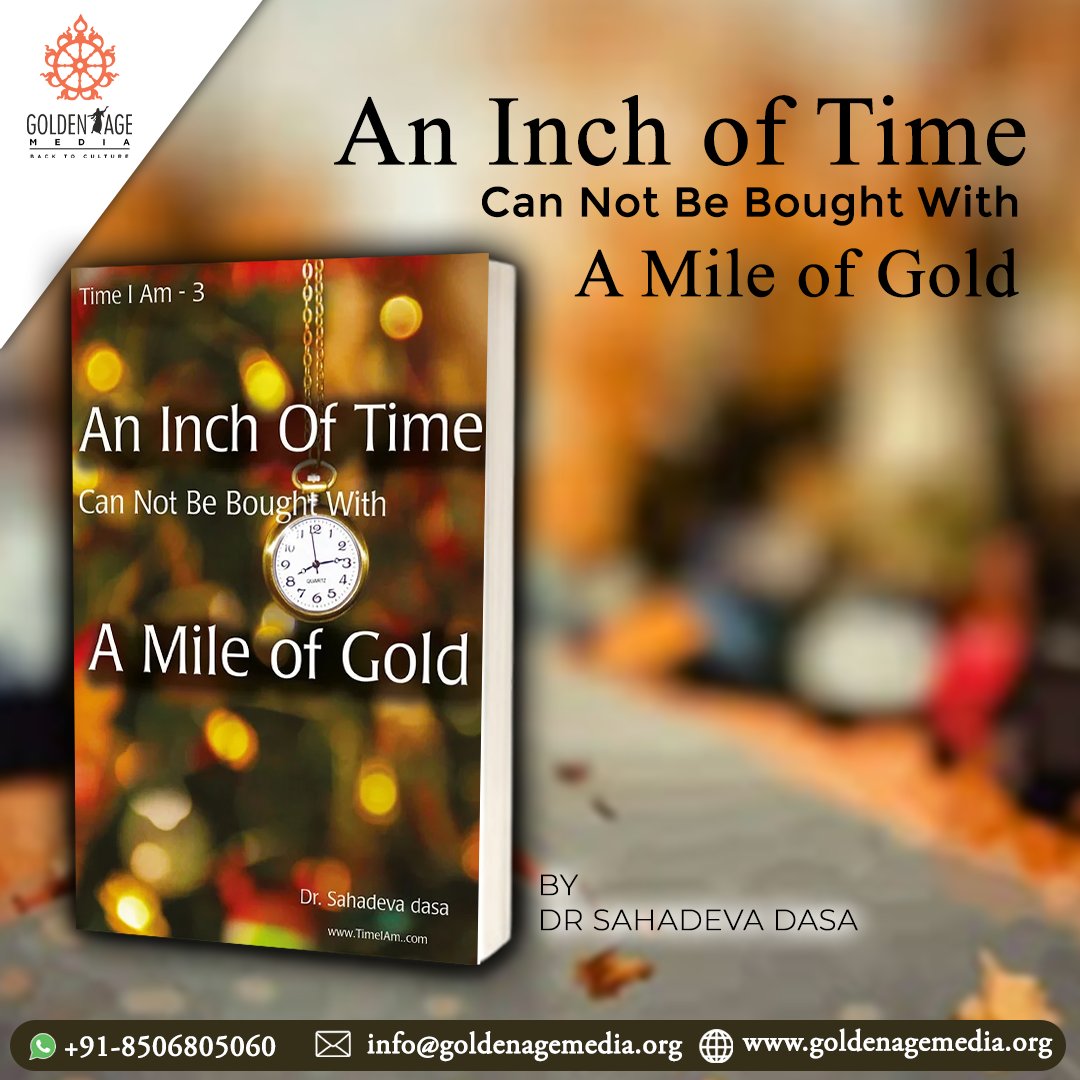 goldenagebooks's tweet image. Time is the most valuable gift of life—once lost, it can never be bought back.
An Inch of Time Cannot Be Bought is a wisdom-filled book that teaches the true value of time.
Buy Now: goldenagemedia.in/product/an-inc…

#AnInchOfTimeCannotBeBought #ValueOfTime #SpiritualBooks #WisdomBooks