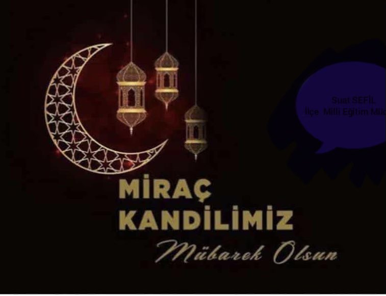 Miraç kandilimiz mübarek olsun, selam ve dua ile… 🤍🤲🤲🤲