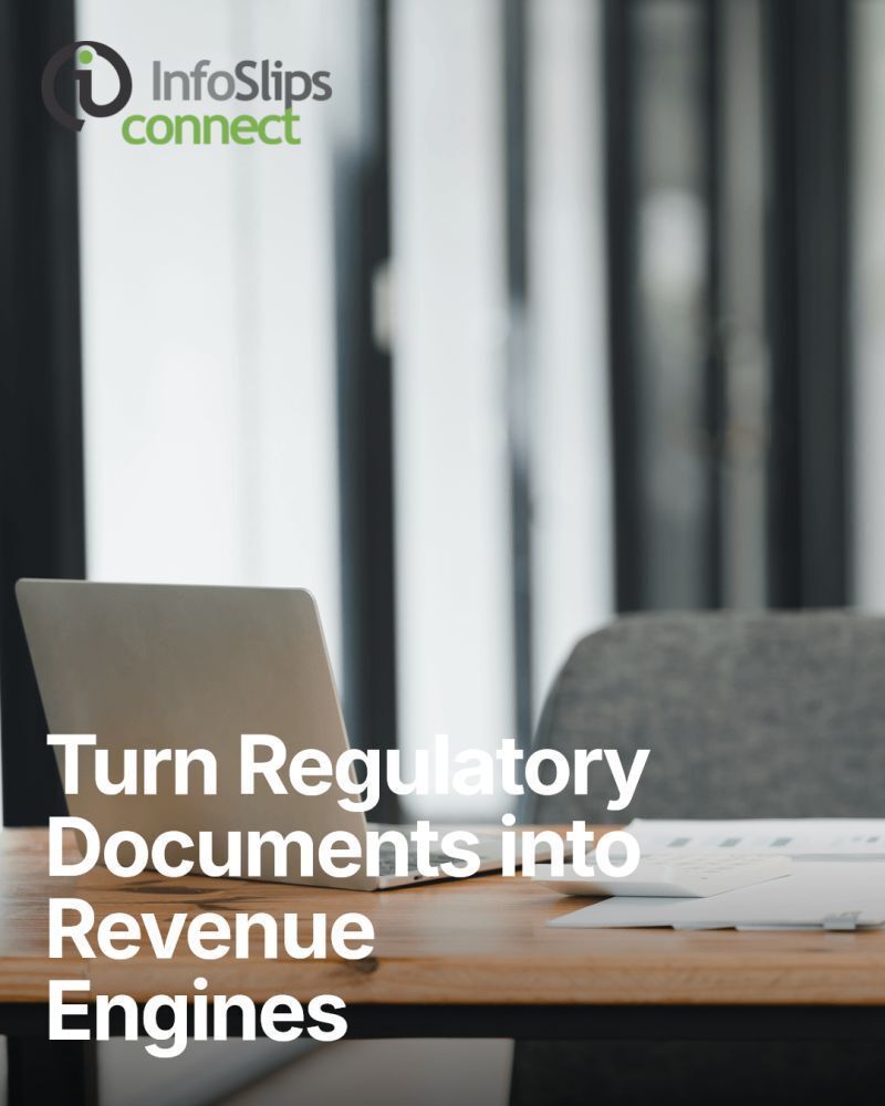 Blending marketing into regulatory communications is not just clever, it is transformative. While many businesses treat regulatory documents as mere compliance checkboxes, imagine if these same documents became your most reliable marketing ally. #InfoSlips #CX