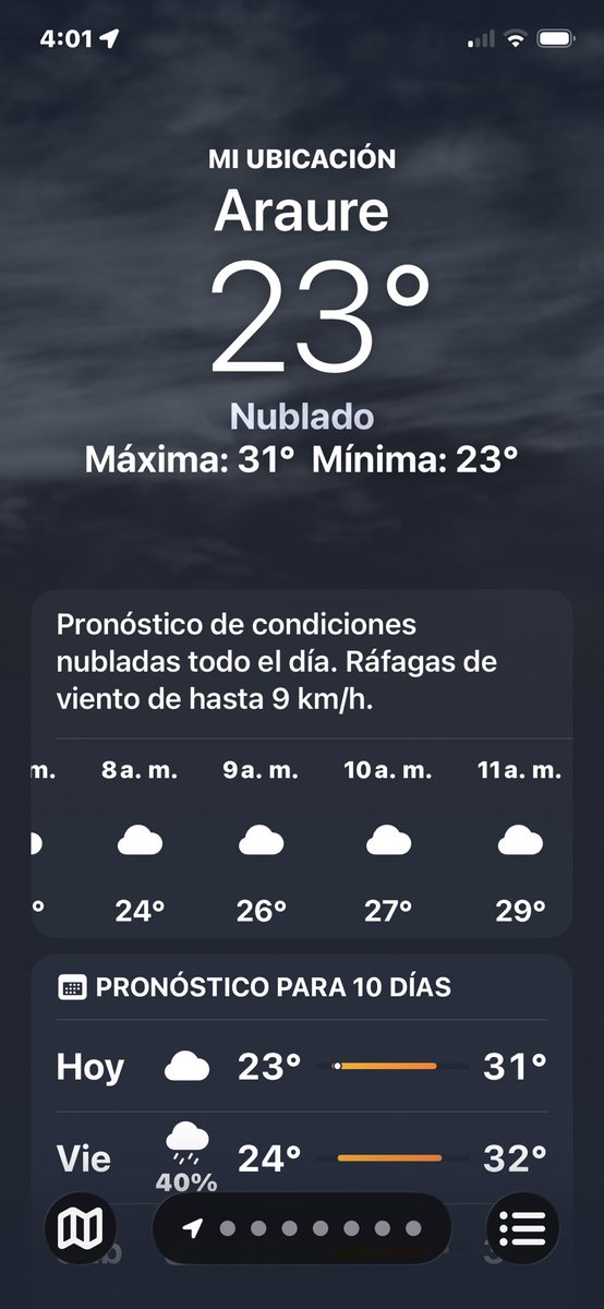 PortuguesaTV's tweet photo. #Ene15 La App del clima pronostica para la zona de #Acarigua #Araure https://t.co/2mP6SmkxSp