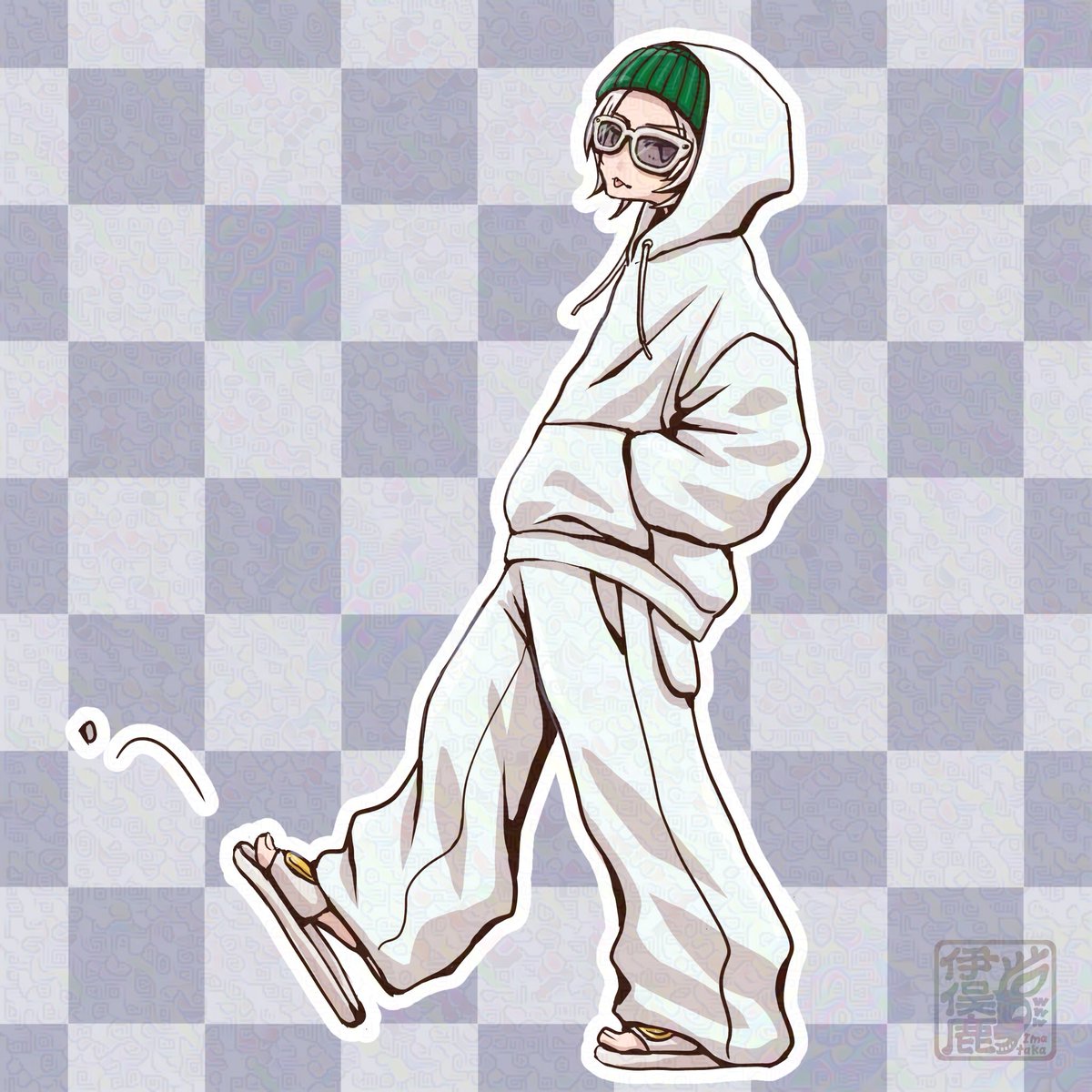 DQimatakaW's tweet photo. ジョッさんオシャレでお洋服のパターン多くて楽しい！
#ジョシュアマーキル　#きるま絵 https://t.co/xGXlRrCKzQ