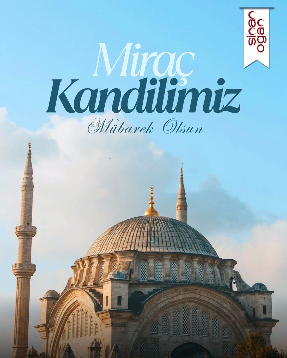 Miraç; inancın sabırla, umudun teslimiyetle yükseldiği ilahi bir yolculuktur. Bu mübarek gecenin kalplerimize huzur, dualarımıza kabul, hayatlarımıza hikmet ve bereket getirmesini diliyorum. 

Miraç Kandilimiz mübarek olsun.