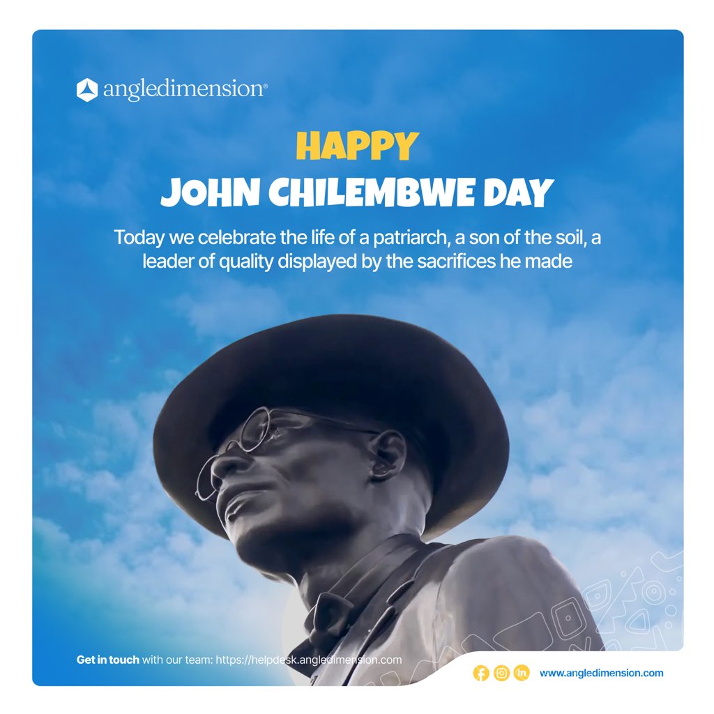 AngleDimension's tweet photo. Today we celebrate the life of John Chilembwe, true son of the soil. 

#Fintech #techmalawi https://t.co/JBTx1DSS02
