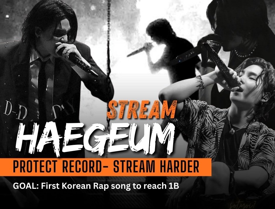 mmaayym_yunki's tweet image. ตอนนี้ Haegeum กำลังเสี่ยงที่จะสูญเสียสถิติทั้ง เพลงแร็ปเกาหลีที่มียอดสตรีมสูงสุดบน Spotify และ เพลงแร็ปเกาหลีเพลงแรกที่มียอด สตรีม 1 พันล้านครั้งบน Spotify ค่ะ
เราต้องการยอดสตรีมอย่างน้อย 1.3M ต่อวัน เพื่อที่จะรักษาทั้งสองสถิติไว้…