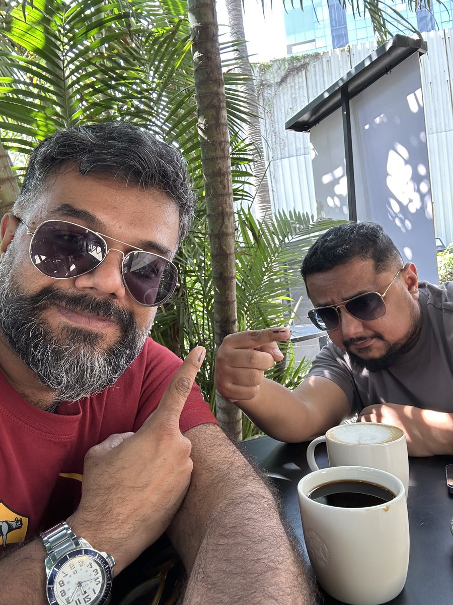 AjayRaviMenon's tweet photo. Duty ✅ 🗳️ 

#BMCElections https://t.co/xk4DmSD9Pi