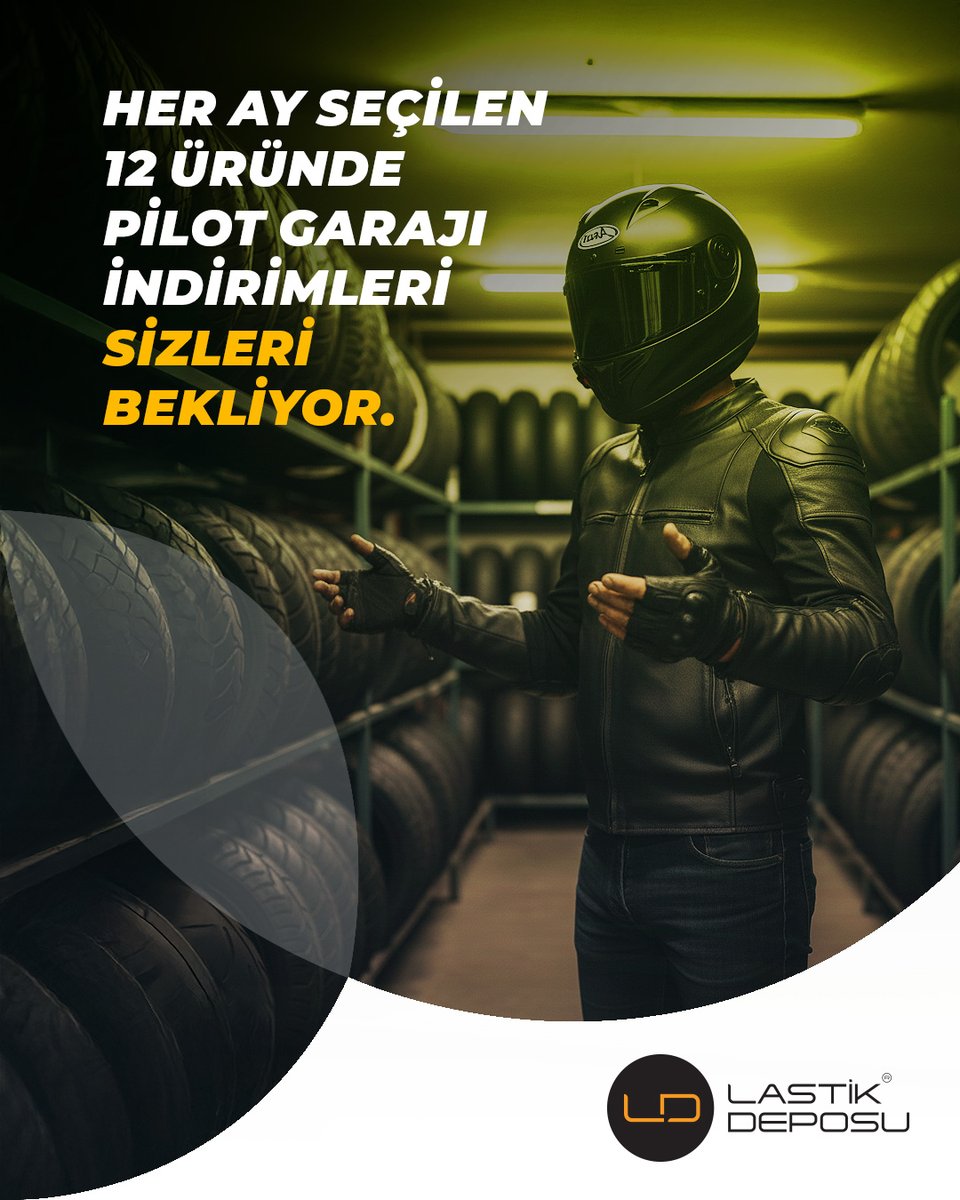 Pilot Garajı indirimleriyle kazanan siz olun! Her ay seçilen 12 üründe Pilot Garajı indirimleri sizleri bekliyor. 👇
lastikdeposu.com.tr/pilot-garaji 

#LastikDeposu #PilotGarajı