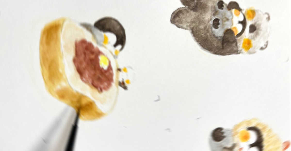 1/20〜2/1 初名古屋個展 #こまち個展ふくふく ミニ原画にやっと着手し