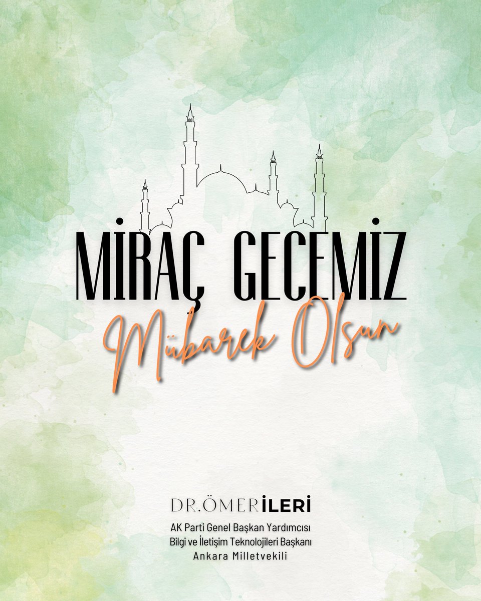 Bu mübarek gecenin; birlik ve kardeşliğimizi pekiştirmesini, ülkemize ve aziz milletimize hayırlar getirmesini diliyorum.

Miraç Gecemiz mübarek olsun.