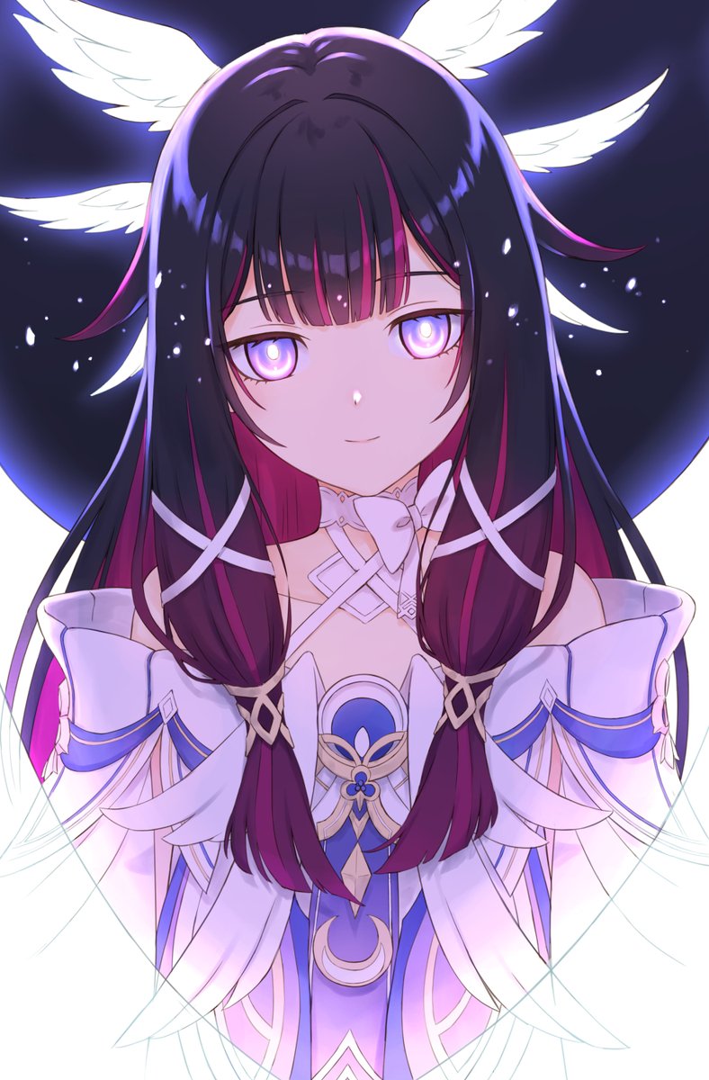 luins104's tweet image. 今宵 月を捧ぐ
#原神 #Genshin ＃コロンビーナ #Columbina