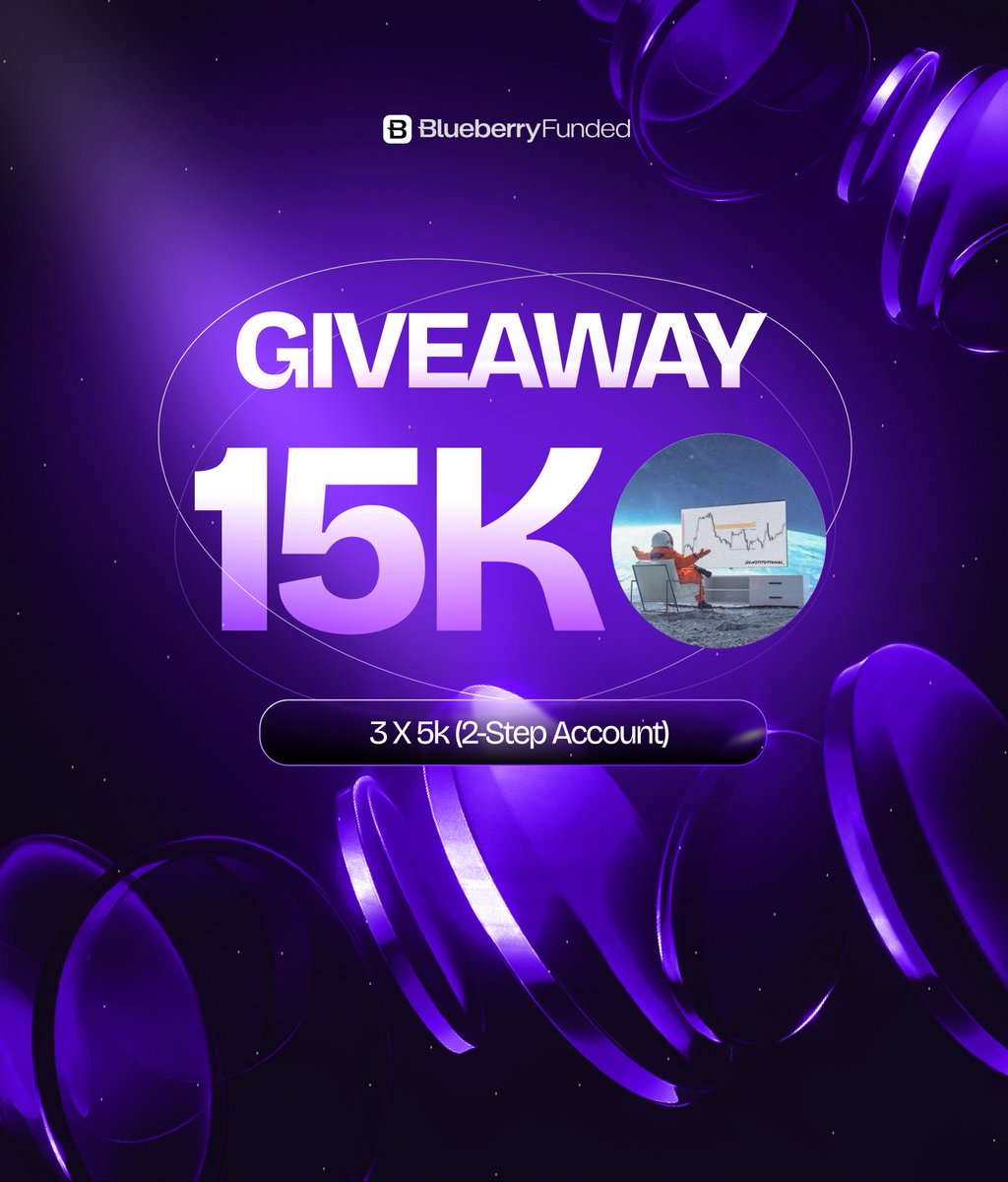 🚨 Giveaway alert 🚨 

3x$5k giveaway 

1. Follow <a href="/BlueberryFunded/">Blueberry Funded</a> <a href="/ABFXKILLER/">AB FX KILLER</a> and <a href="/BBFAffiliates/">Blueberry Funded Partners</a> 

2. Sign up: blueberryfunded.com/?utm_source=af…

3. Like, Retweet and Tag 3 traders 

4. Also Follow
  <a href="/SarkiTutorial/">𝐒𝐀𝐑𝐊𝐈 𝐓𝐔𝐓𝐎𝐑𝐈𝐀𝐋 ✦ 𝐍𝐐</a> <a href="/ISP_TRADER/">SA'ADAH FX</a> <a href="/AfaaqFx/">Afaaq Fx</a> <a href="/ibnmuax_fx/">𝐓𝐚𝐥𝐤𝐚𝐭𝐢𝐯𝐞📊 🛜</a>  <a href="/Zaksfx12/">Zaksfx</a>  <a href="/FirstBornFx/">Mubarak Idris</a> <a href="/Yunusa_Forex/">Yn_zee_Fx</a>