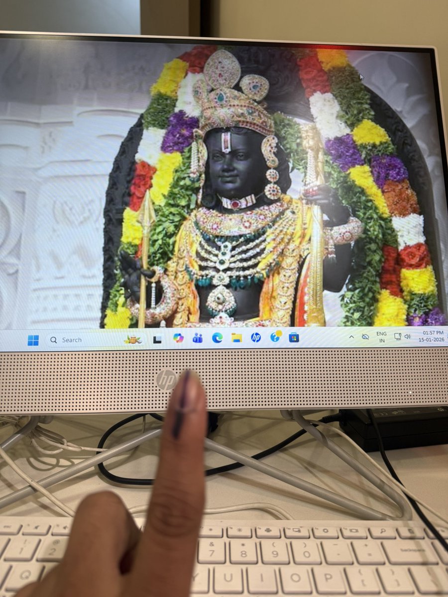 No points for guessing whom did I vote …