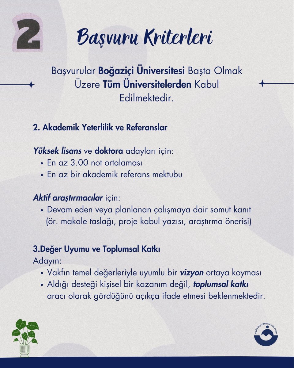 Boğaziçi Yöneticiler Vakfı tweet media