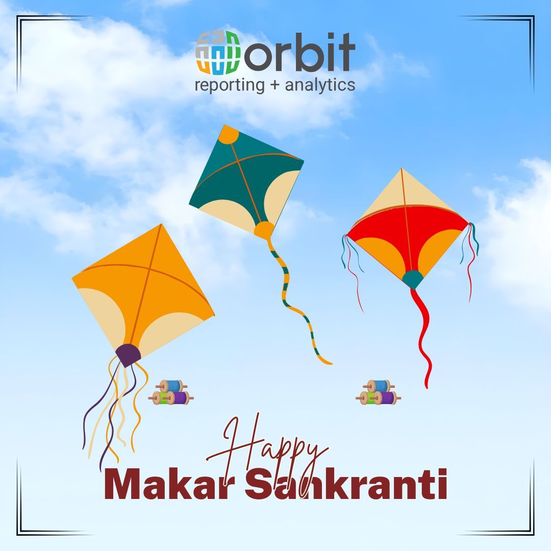 Happy Makar Sankranti! 🪁☀️ May your insights soar high and your data harvest be plentiful this year. Wishing you success and prosperity from Orbit Reporting + Analytics! 🌾✨

#MakarSankranti #DataAnalytics #OrbitAnalytics #BusinessGrowth