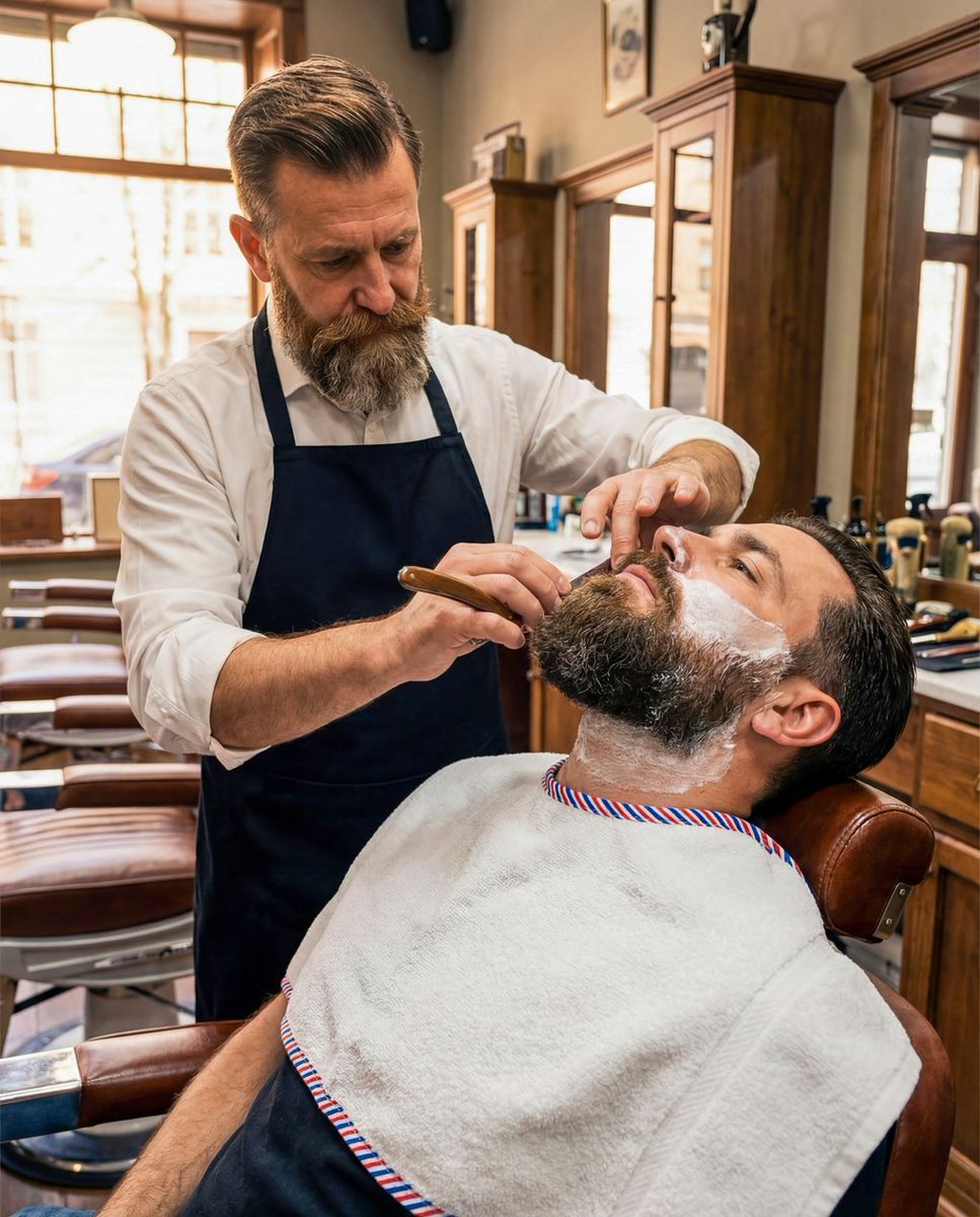 MinaRaine's tweet photo. SERVIETTE BARBER 🖤 Pensée pour les barbiers &amp; coiffeurs qui bossent vite, bien, et sans prise de tête, la Serviette Barber Maison Mina Raine protège le client, isole la zone de travail et vous fait gagner du temps ⏱️.
#barber, #barbershop, #barberlife, #barberfrance, #barbier, https://t.co/Sjfx8iCWyq