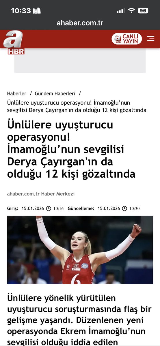 Alçalma artık bu boyutlara düştü. Davalar ile İmamoğlu’nu yenemeyeceklerini anlayan iktidar, ili bel altı vurmaya kadar götürdü. Ülkem adına utanç duyuyorum. <a href="/SedaSelek1/">Seda Selek</a> <a href="/halktvcomtr/">Halk TV</a> <a href="/eceuner12/">Ece Üner</a>