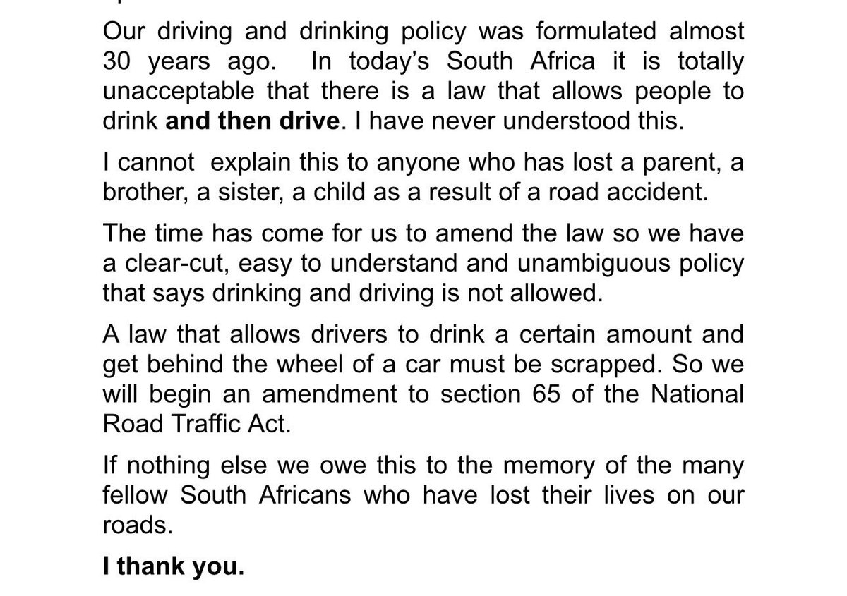 Minister of Transport Hon B.Creecy
on the occasion of the tabling of the Festive Road Safety Report earlier this morning in Pretoria. 

<a href="/Dotransport/">Department of Transport</a>