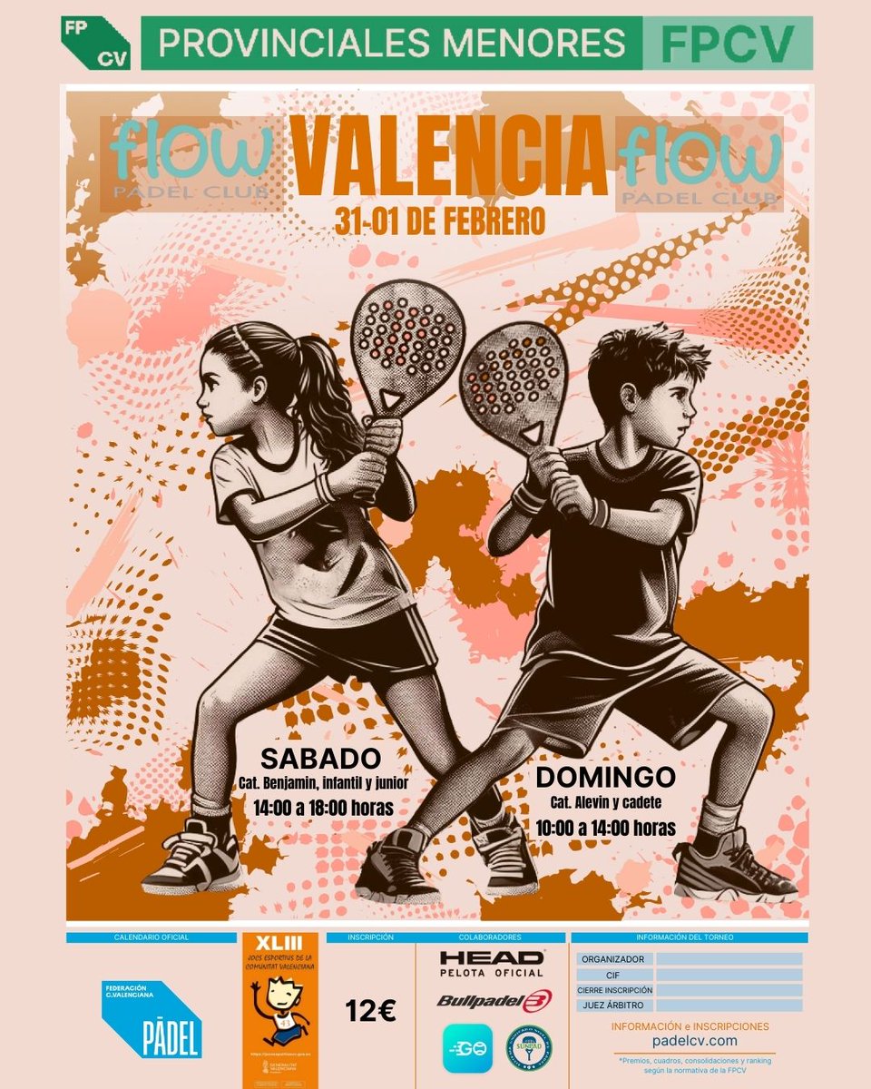 Federación de Pádel de la Comunitat Valenciana tweet media