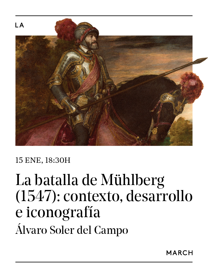 Hoy a las 18:30h 🎧 conferencia sobre la batalla de Mühlberg (1547), su contexto militar, trascendencia histórica y representación iconográfica con el historiador Álvaro Soler del Campo.

Síguelo en directo 👉 march.es/es/madrid/conf…