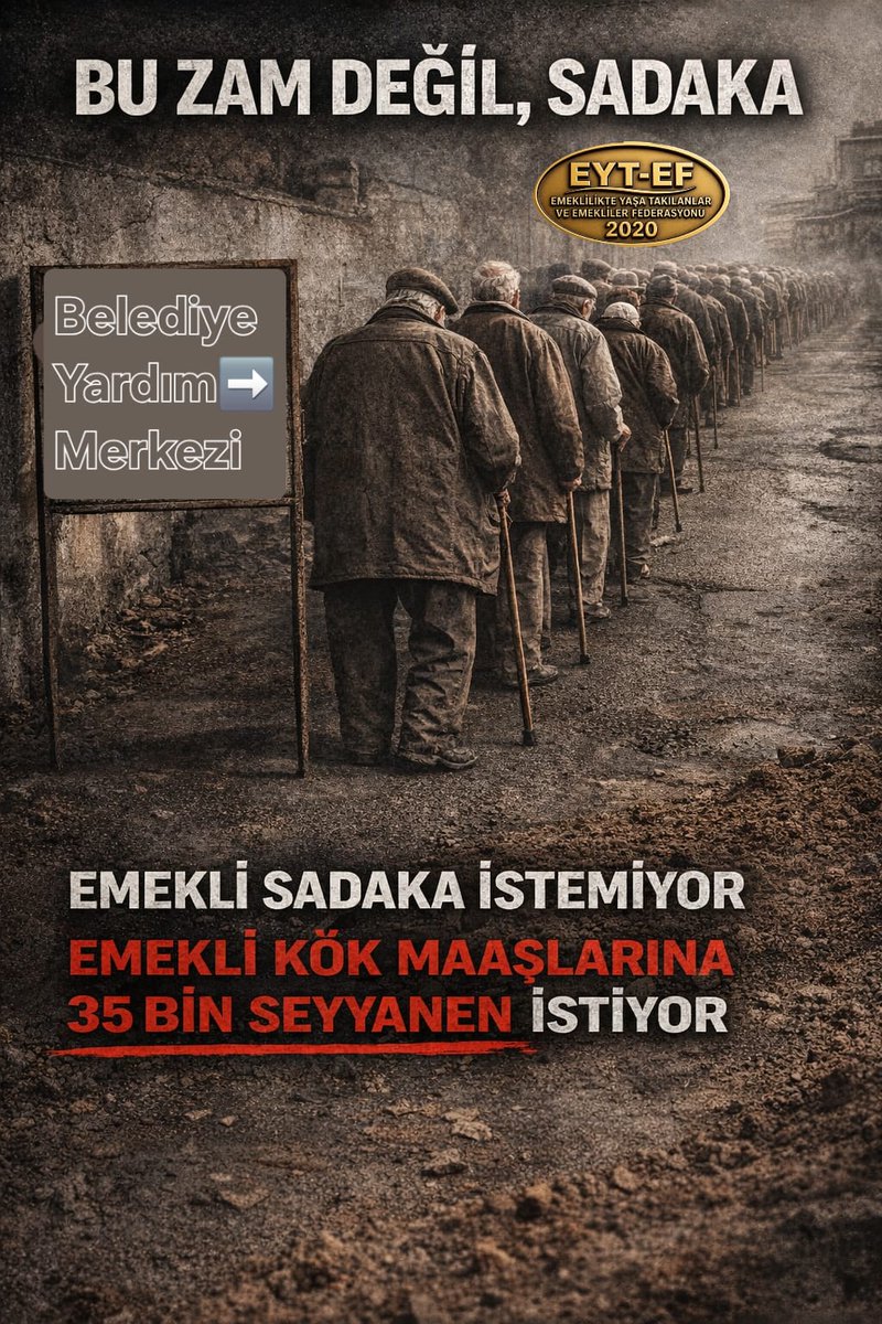 🧾 Maaş Yattı
🛒 Maaş Gitti

“Bu Bir Maaş Değil, Kısa Süreli Misafir.”
#EmekliKökMaaşlarına35BinSeyyanen
#5000KısmiSözdeKaldı 
Fatih Ürek Karahan Yüksek Hızlı Tren Ekrem İmamoğlu 
N'Golo Kante Uyuşturucu
