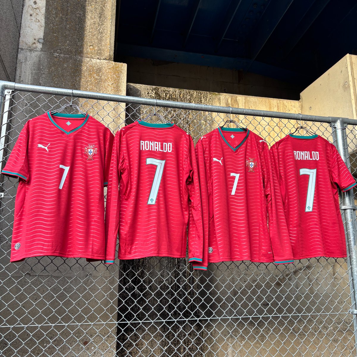 2026W杯 Ronaldo 7 ポルトガル代表 長袖 シャツ PUMA Portugal Cristiano Ronaldo Long Sleeve Home World Cup 2026