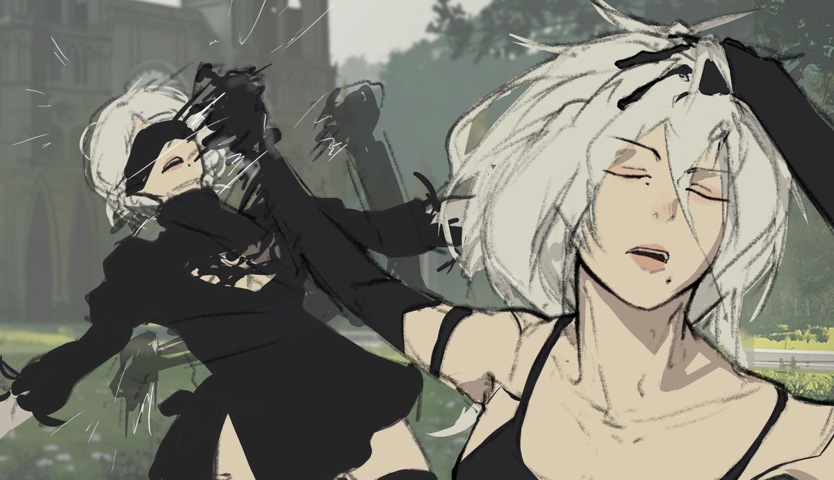 when sum no. 2 from temu android comes to you talking about sum "newest model" and "my mission is to execute you" so you lowkey decide to send her back to the lobby and slime her ahh