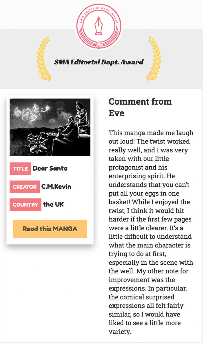 <a href="/SilentMangaComm/">SILENT MANGA AUDITION®🏆</a> Thank you!! 🥺🥺🥺🙏
All I want to see is laughters.
I dare YOU 🫵 go and read them!! 
manga-audition.com/sma23-silent-m…