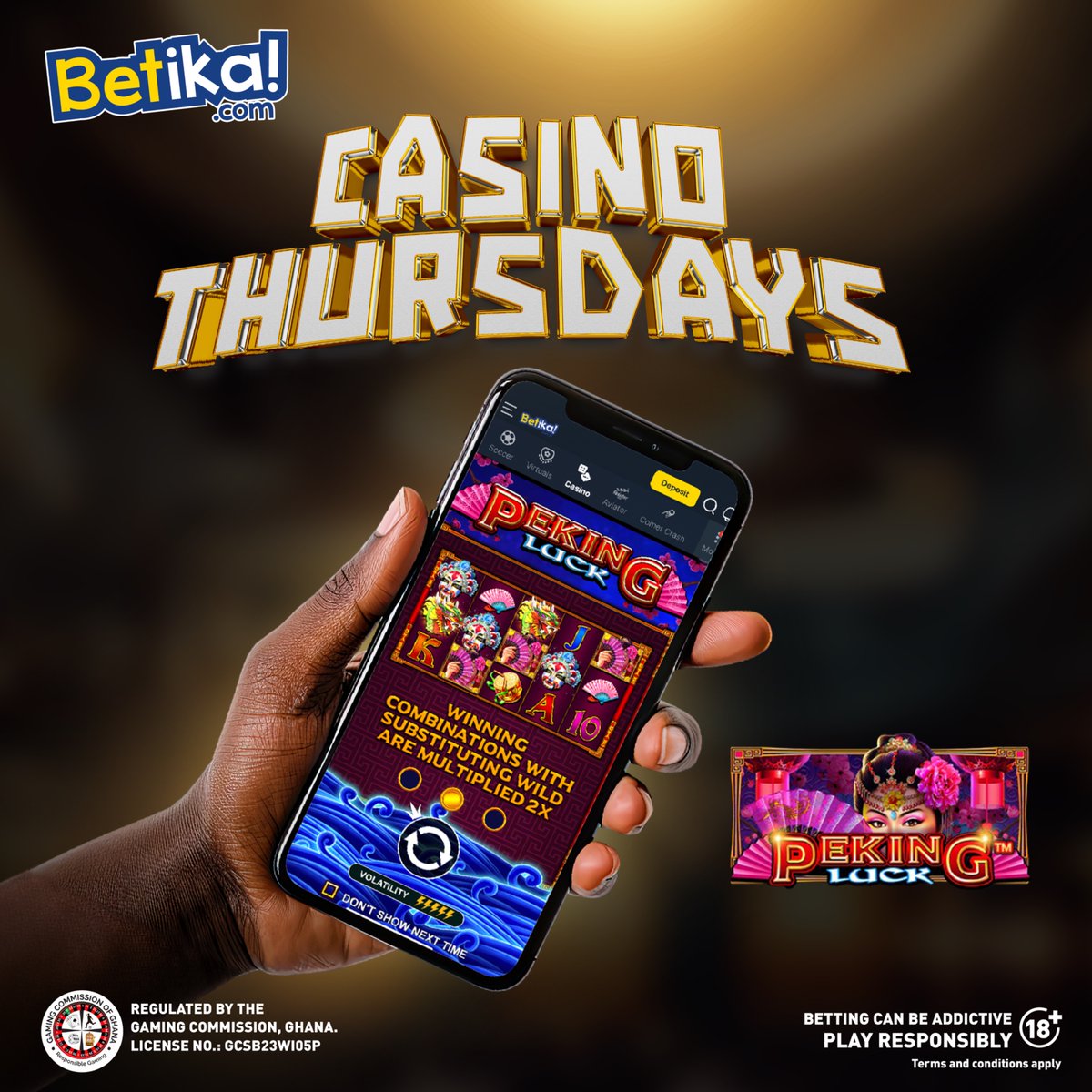 Betika_Ghana's tweet image. Take a chance on Pecking Luck! 🎰 Your fortune awaits in this feathered frenzy. Spin your way to clucky wins and experience the thrill!
Play here: bit.ly/3xDUN7U
#Betikagh #PeckingLuck #SpinToWin #CasinoThursday #BetikaApp #SeasonNoApiki #Casino