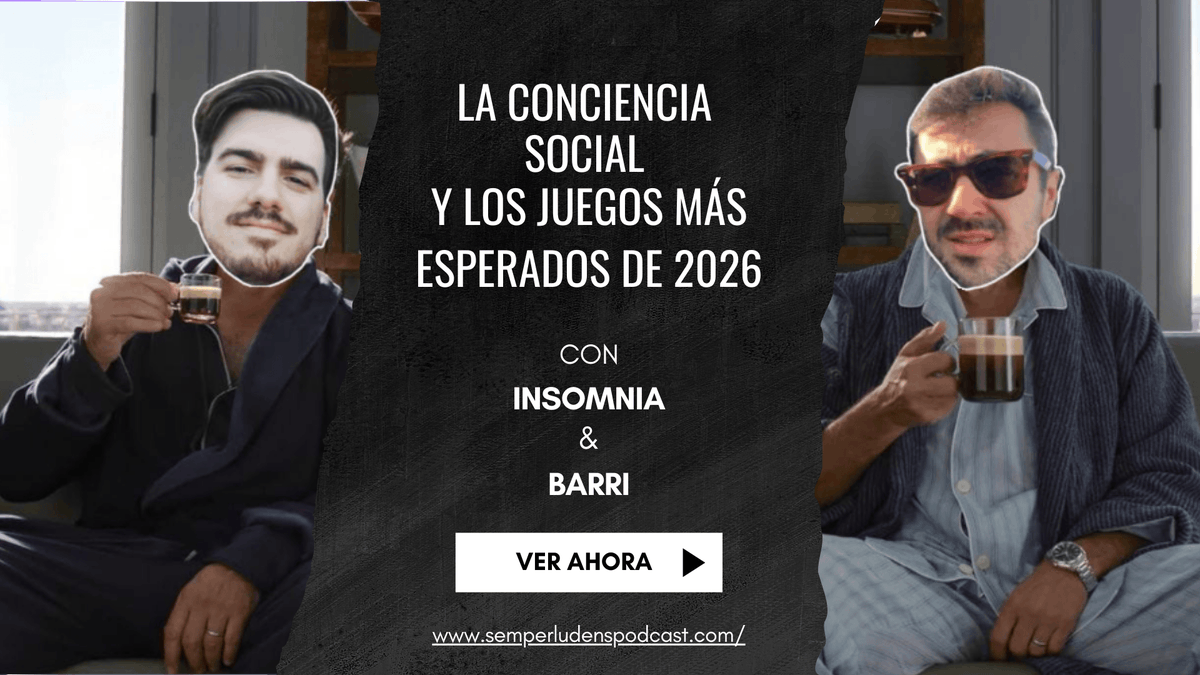 🎙️ NUEVO CAPÍTULO de Semper Ludens 🎲

QTLV
El Becario (más o menos) sigue vivo
🔥 Polémica lúdica + crítica
🎲 Top juegos más esperados de 2026

👉 semperludenspodcast.com