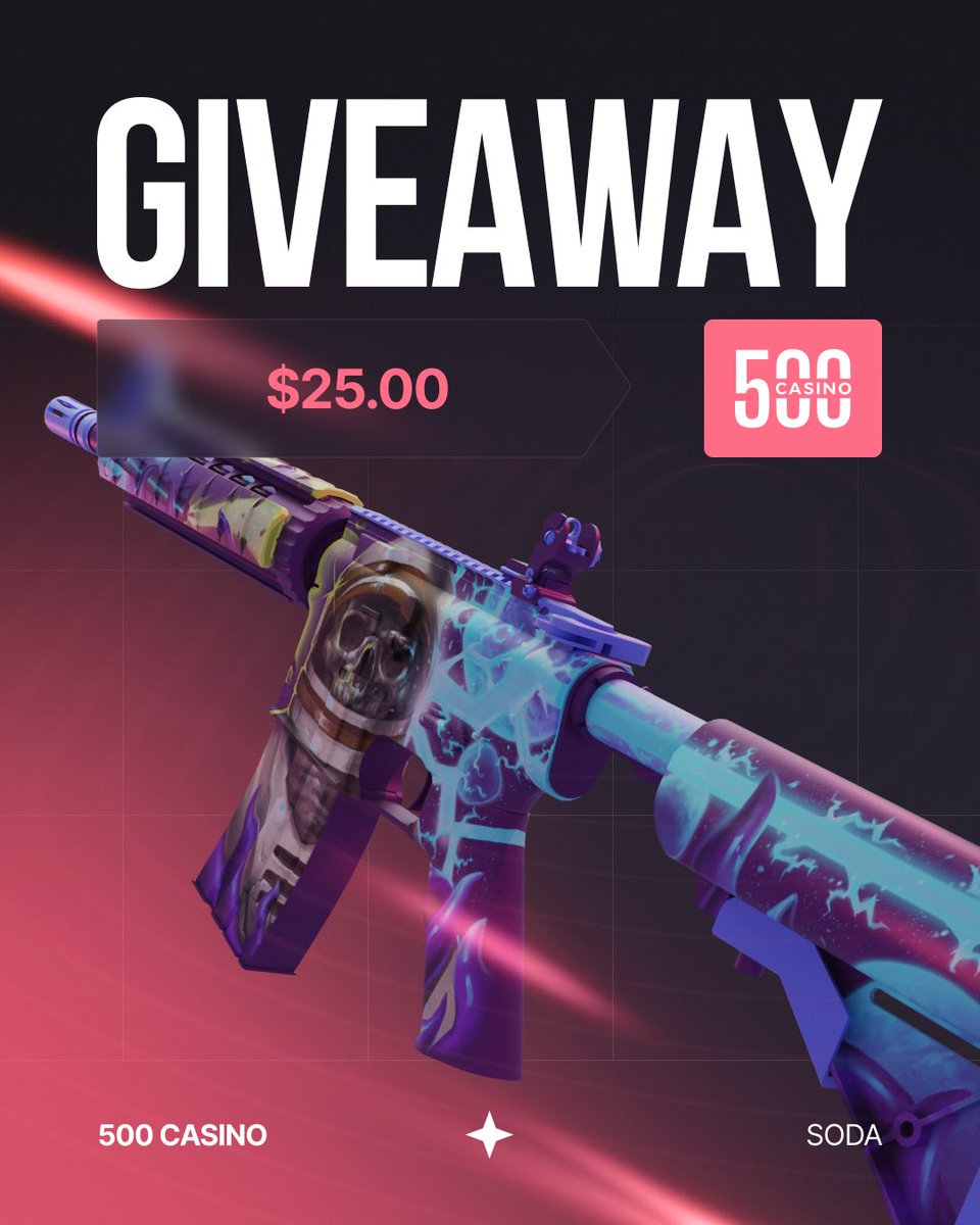 M4 | Desolate Space (FT) Giveaway 🎉

To enter:
✅ Follow Me &amp; <a href="/CSGO500/">CSGO500</a> 
✅ Like, Repost &amp; Tag 2 Friends

📆 Ends in 1 week