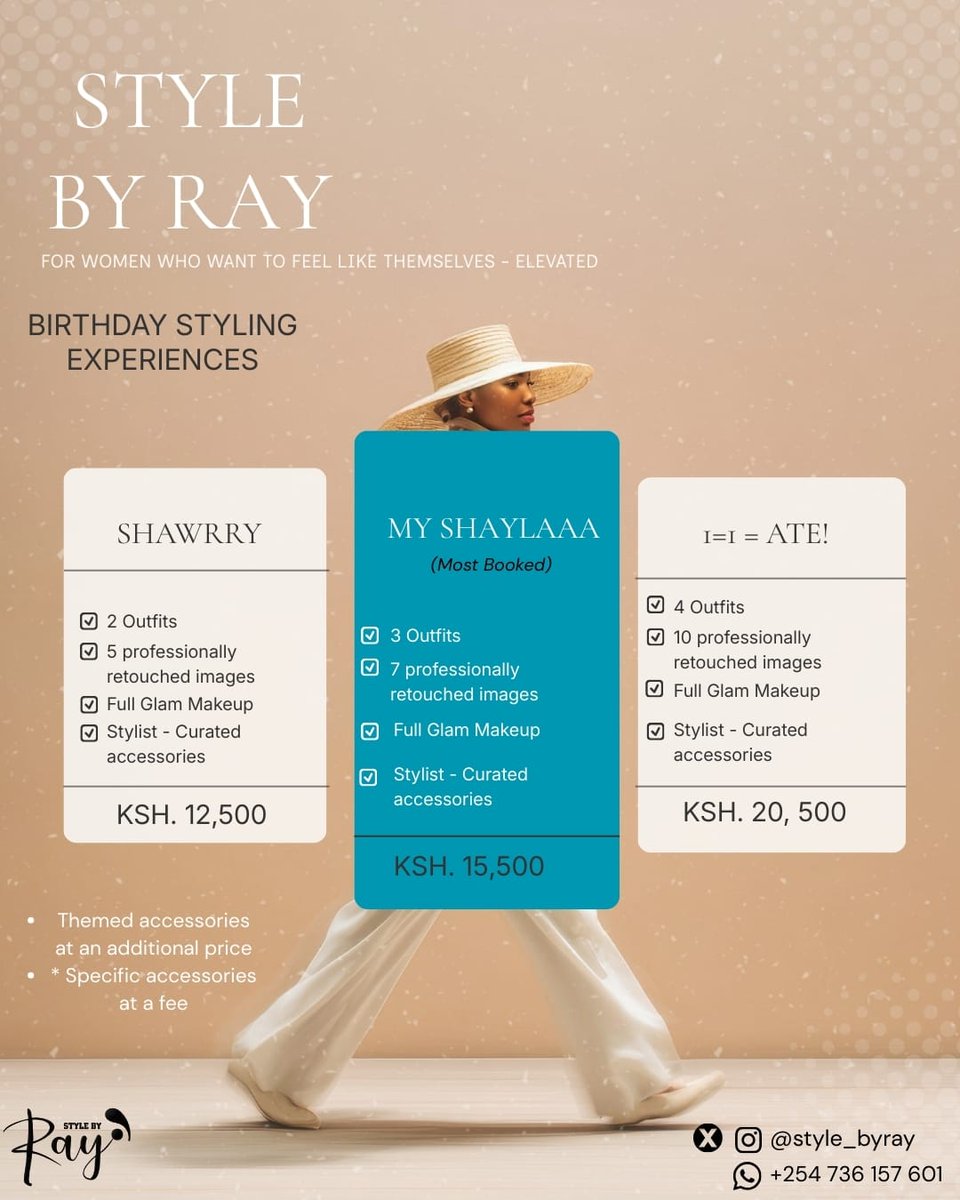 style_byray's tweet image. Every birthday deserves to feel like you.

Birthday styling experiences for women who value presence and their stories.
Limited bookings now open.

📩 DM to book
