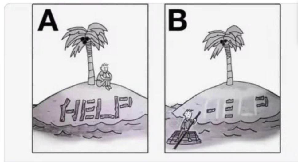 Is life happening to you or are you happening to life? 

Your answer lies in the kind of agency you possess - Low Agency or High Agency.

Your response to occurrences in life is dependent on this.

This picture depicts something deep.

What's your first observation here?

...