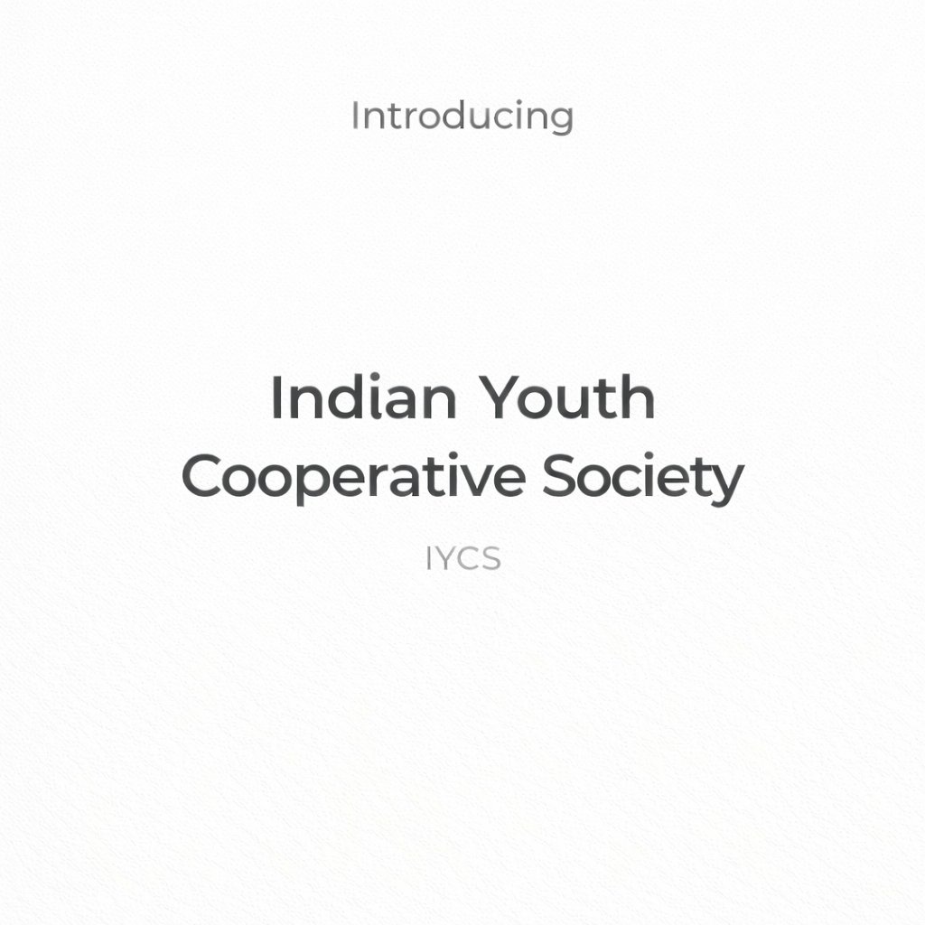 IndianYouthCoop's tweet photo. Indian Youth Cooperative Society (#IYCS).
Rooted in Indian values.
Driven by youth leadership.
Built on cooperative principles.
An institutional platform for #youthled entrepreneurship and nation building. https://t.co/ZkdDh99uNq