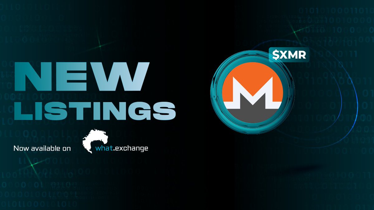 New Listing Alert: $XMR 🚀 We are excited to announce that What Exchange  will officially list @monero $XMR with up to 5× Leverage on Hyperliquid  front end. The market will open with