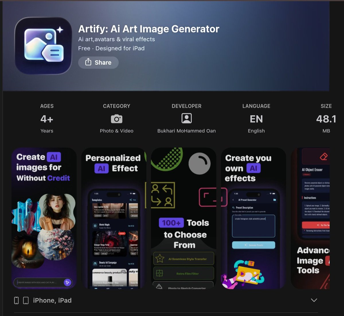 RehanCompany's tweet photo. Created an ai image genration app which apply any trendy social media effect to image with ai just describe the effects and will create the effect for you with all dynamic input and prompts and further updating more till perfection 
https://t.co/dIfENy8KBD
Rate it if possible https://t.co/XHJyDzPL9M