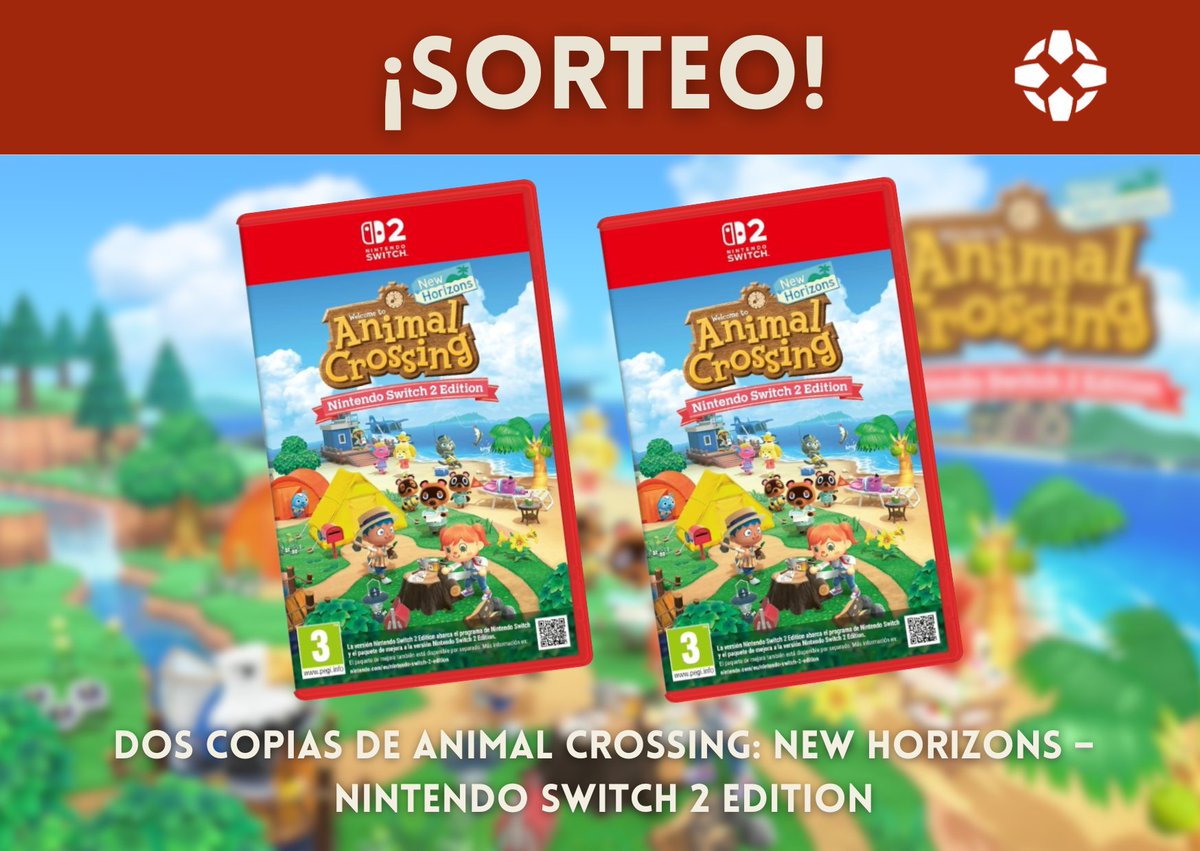 🥳¡YA ESTÁ AQUÍ EL PRIMER SORTEO DEL AÑO!
 
🎮¿Te gustaría conseguir una de estas dos copias de Animal Crossing: New Horizons – Nintendo Switch 2 Edition?
 
1️⃣Responde a este tweet con el hashtag #VuelveAnimalCrossing
2️⃣Menciónanos
3️⃣Menciona a la persona con la que quieras