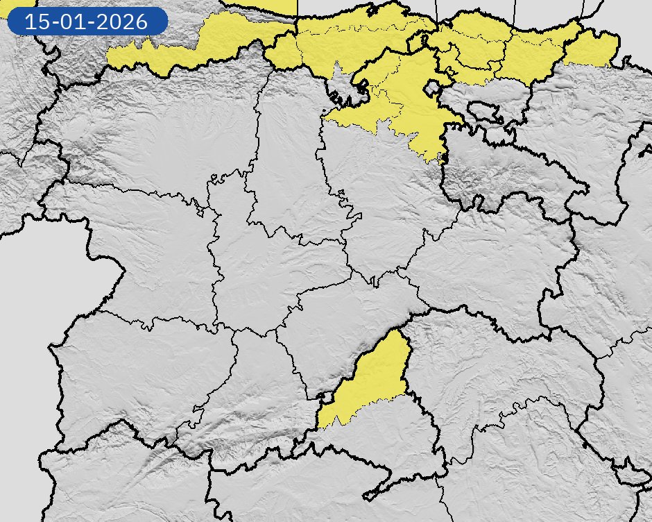 112cyl's tweet photo. Hay activo un aviso amarillo 🟡 de @AEMET_CyL por 𝐕𝐢𝐞𝐧𝐭𝐨𝐬, con rachas de entre 70 y 80 km/h en la Cordillera Cantábrica y el norte de la provincia de #Burgos. #112cyl #FMA 👇
https://t.co/MyYjyHJB5x https://t.co/OGSlc9snpn