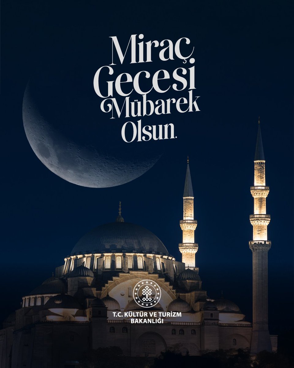 Gönüllerin aynı duada buluştuğu, umutların tazelendiği #MiraçGecesi'nin ülkemize ve tüm İslam âlemine huzur, bereket ve esenlik getirmesini temenni ediyoruz.

Bu mübarek gecenin hayırlara vesile olmasını diliyoruz.
