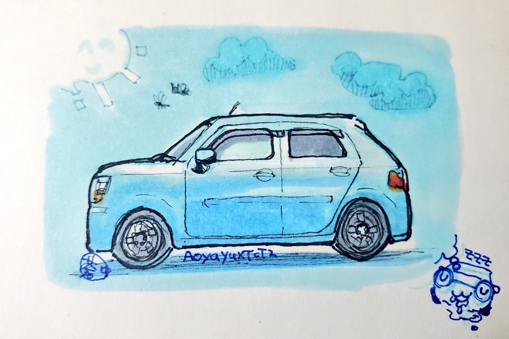 AoyayuxTcT2's tweet image. おひさまとくもとぼく…֊  ̫ ֊𓈒𓂂𓏸