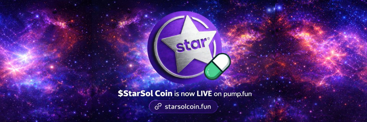 StarSolOfficial's tweet image. StarSolCoin is LIVE 🚨 on #PumpFun! @Pumpfun
Join the community and let's aim for 100X together! 🚀

Don't miss this EARLY opportunity!

Like ♥️ | Retweet 🔄

Official CA: 3x7sUHrcMWVKFLpVNno8xnoNFSyXg4bdLmv1DnHspump

LFG🔥🔥🔥

#StarSolCoin #Pumpfun #Solana #Crypto #100X