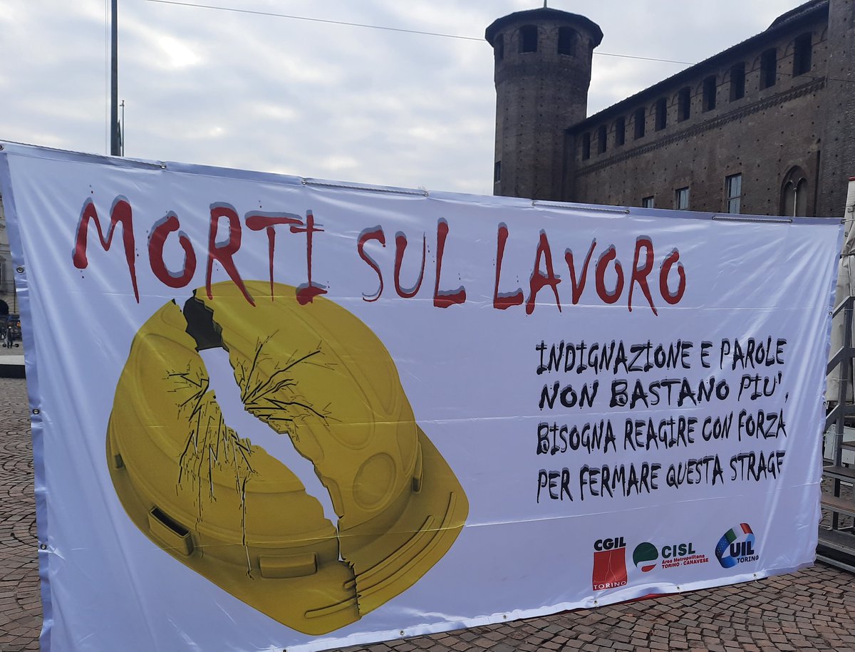 UilPiemonte's tweet image. NON RALLENTA LA TRAGICA CONTABILITÀ DEI MORTI SUL LAVORO
INAIL: nei primi undici mesi del 2025 ci sono state 1002 vittime sul lavoro, due in più rispetto al 2024.
La tutela della sicurezza delle lavoratrici e dei lavoratori dovrebbe rappresentare una priorità assoluta!