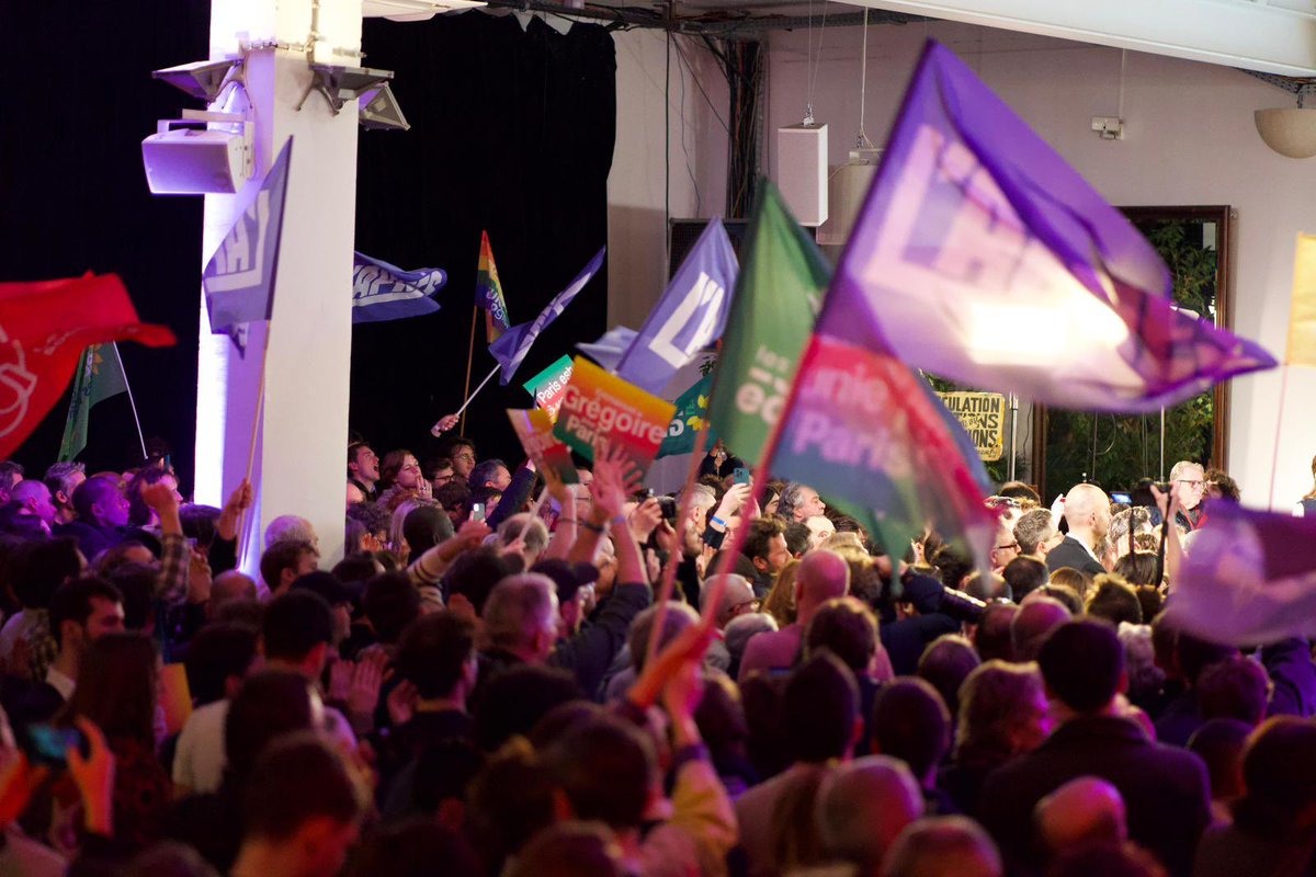 Plus de 2 000 personnes hier soir à La Bellevilloise pour le meeting de la gauche unie pour Paris ! 

Avec <a href="/egregoire/">Emmanuel Grégoire</a>, Paris est à nous ✊